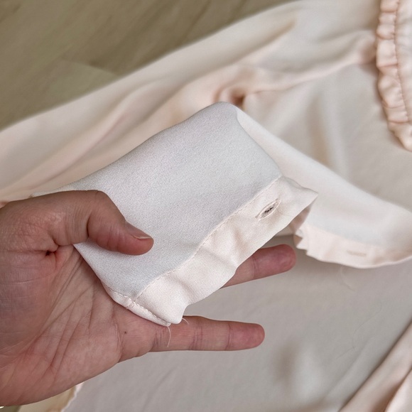 Zara Light Pink Ruffled Kids Blouse - Picture 4 of 4